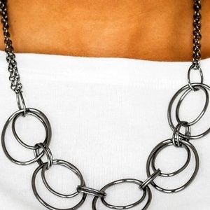 Urban Orbit  Necklace and Earring Set Paparazzi